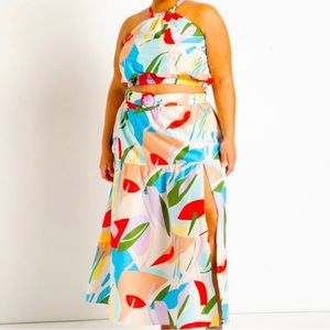 Elloquii 2 piece skirt set